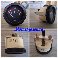 135 Vdo voltmeter 12 volt kartelrand nr135