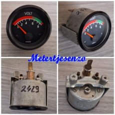 Vdo voltmeter 6 volt 52mm nr2429