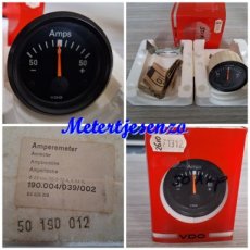 Vdo Ampère meter 50Amp 52mm nr2610