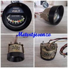 2655 Heckman Voltmeter 6 en 12 volt 52mm nr2655