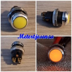 2782 Hella waarschuwings-lamp Geel 12volt nr2782