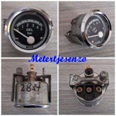 Vdo Oliedrukmeter 5Bar 12volt 52mm nr2837