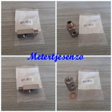 2862 Oem RVS adapter / T-stuk M12x1.5 > 1/8 npt > M12x1.5 nr2862