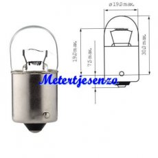 Lamp BA15s 6 volt 5Watt nr:BA15s/5w